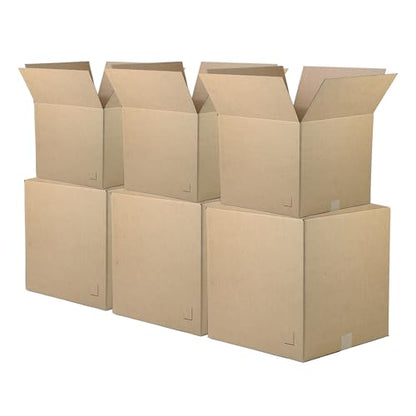 The Boxery Moving Boxes 10-Pack Large | 18x18x18 inch - size: LARGE-10-PACK