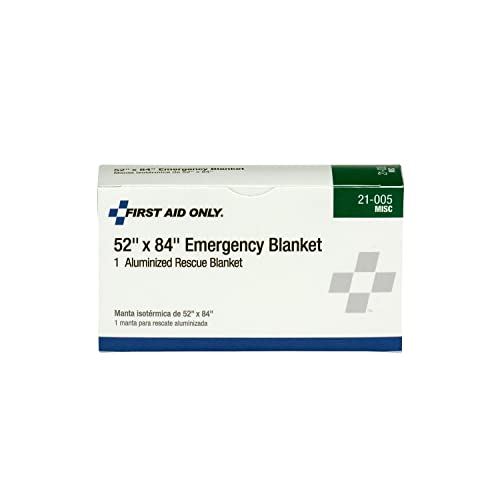 First Aid Only Emergency Blanket, 52 x 84