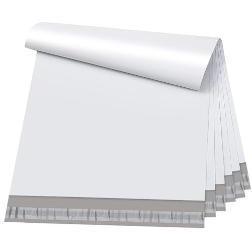 Metronic Large Poly Mailers 19x24 50 Pack, White Self Seal Shipping Bags - color: White, size: 19x24 50PC