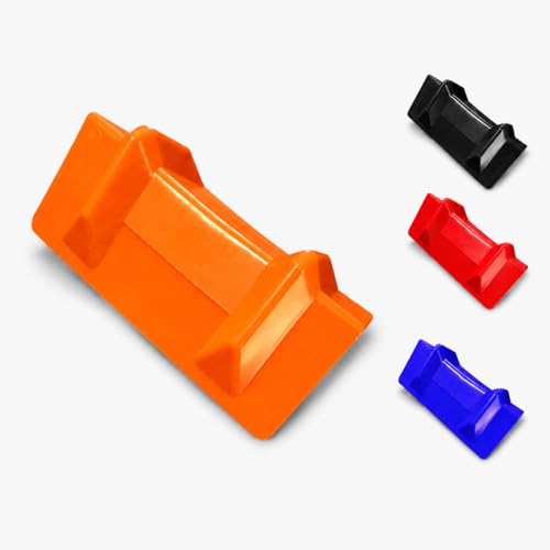 Edge Protectors Flatbed – Corner Protectors for Cargo Loads with Ratchet Strap Channel, Heavy Duty Plastic V Boards, Pallet Edge Protectors Made in USA (24 Pack, Orange, 4" x 11" x 4") - color: Orange, size: 4" x 11" x 4"