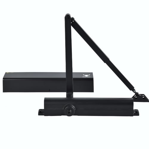 The Door Bull Series 8000 Commercial Grade 1 Hydraulic Door Closer - size: DC8016 Series, style: Matte Black