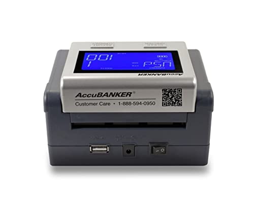 AccuBANKER D585 Multi Scanix Counterfeit Detector, USD EUR GBP, 2 Pack