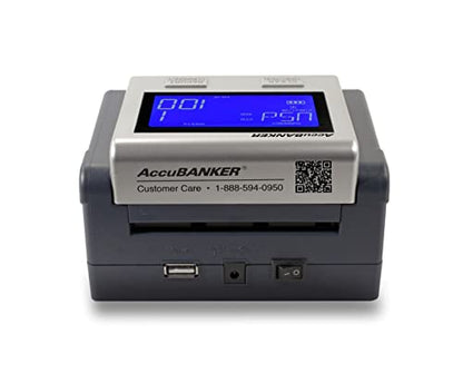 AccuBANKER D585 Multi Scanix Counterfeit Detector, USD EUR GBP, 2 Pack
