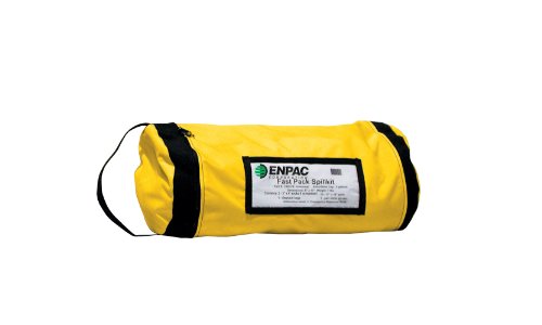 ENPAC Speedy Duffel Oil Only Spill Kit: Includes 1 Qt of Ensorb Granular, 20 Med Pads, 3 Medum Socks, 2 Large Socks, Disposal Bags, & PPE