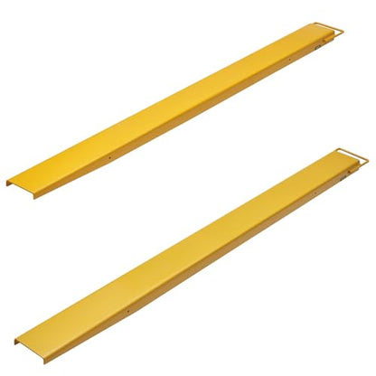 VEVOR Pallet Fork Extensions 84" Length 5.5" Width Heavy Duty Carbon Steel - size: ‎84 x 5.5 Inch