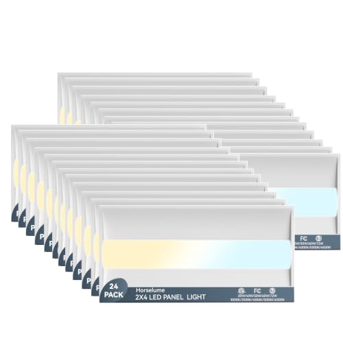 24PACK 2x4 LED Troffer Light, Led Drop Ceiling Light Fixture, Center Basket Drop Ceiling Lights, Wattage CCT Selectable 30W-72W (Up to 10800LM),3000K-6500K,0-10V Dimmable, for Office & Commercial - size: 2X4-24Pack