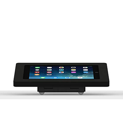 VidaMount Black Enclosure and Fixed Tilted 15° Desk/Surface Mount [Bundle] Compatible with iPad 9.7 (5th / 6th Gen), Pro 9.7", Air 1/2 - color: Black, size: iPad 9.7 (5th / 6th Gen), Pro 9.7", Air 1/2