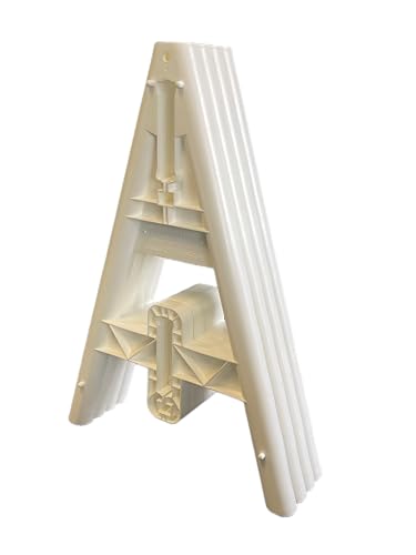 Type 1 A-Frame Plastic Barricade with Reflective Double Sided 8 Foot Rail-A Frame legs and Rails ship separate.