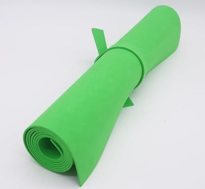 OISAKLD Light Green EVA Foam 2mm-10mm 13.7"×39" Craft Foam Sheet 74 kg/m³ Foam Cosplay for Craft Model Cosplay 2mm - color: Light Green, size: 2mm -Thickness