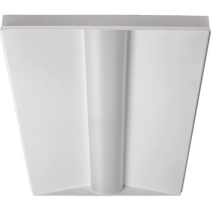 Lithonia Lighting 2x4 LED Troffer Light, BLT Series Low Profile LED Drop in Ceiling Light for Dropped Ceiling with Curved Ribbed Diffuser, 4000 Lumens, 3500K Neutral White - color: 3500K, size: 2 ft x 4 ft, style: Standard