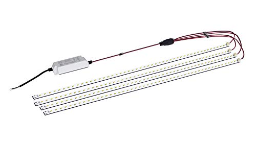 Magnetic LED Troffer Retrofit Kit 2x4FT,72W LED Tube Retrofit kit,150LM/W,5000K Daylight,0-10V Dimmable,T8 T10 T12 Fluorescent Replacement,UL Cert,Easy to Install - color: 72wtube-1