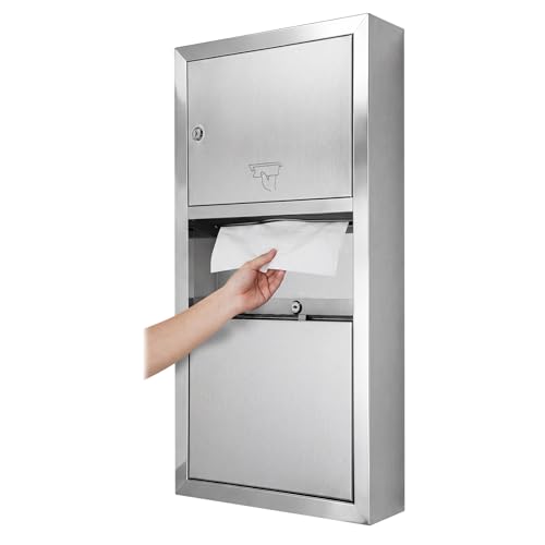LEIFIDE Surface-Mounted Paper Towel Dispenser, 28 x 14 x 4.13 Inch - size: 28 x 14 x 4.13 Inch, style: Surface-mounted