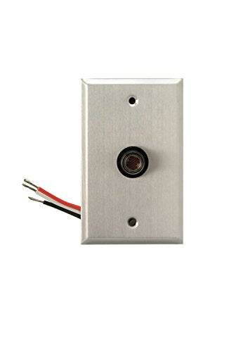 Southwire Woods Outdoor Hardwired Post Eye Light Control & Wall Plate - Dusk to Dawn Automatic Lighting - Durable Weatherproof Design - LED Compatible Sensor Switch - Metallic Silver Finish