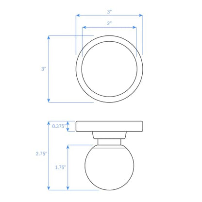Nuk3y Bella Grade 2 Commercial Duty Cylindrical Knob Lockset UL Rated (Satin Stainless Steel, Passage) - size: Passage