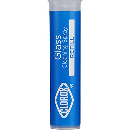 Clorox Glass Cleaner Refills Glass Cleaning System for Mirrors and Window Cleaning, 2 Count