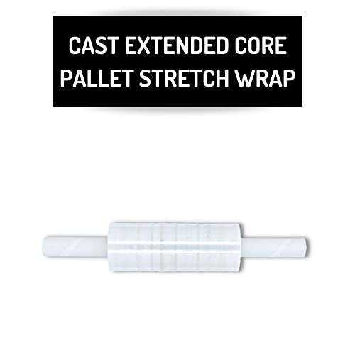 PSBM 4 Rolls 30 Inch x 1000 Feet 70 Gauge Stretch Film/Wrap with Handles, Heavy Duty Industrial Strength Clear Shrink/Plastic Wrap for Moving, Packing, Shipping, Pallet Wrapping & Storage - size: 30 Inch, style: 70 GA