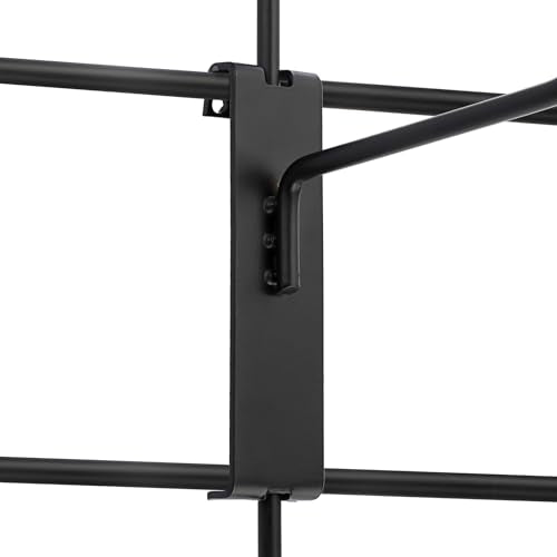 Sumnacon Grid Wall Hooks-35 Pcs Notch Display Hooks for Grid Wall Panel,8 Inch Sturdy Metal Display Hangers for Home Shop Retail Store Workspace Craft Show,Black - size: 8 Inch