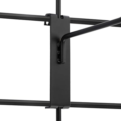 Sumnacon Grid Wall Hooks-35 Pcs Notch Display Hooks for Grid Wall Panel,8 Inch Sturdy Metal Display Hangers for Home Shop Retail Store Workspace Craft Show,Black - size: 8 Inch