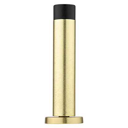 National Hardware N830-523 Cooper Door Stop, 3", Brushed Gold with Matte Black Tip - color: Brushed Gold with Matte Black Tip
