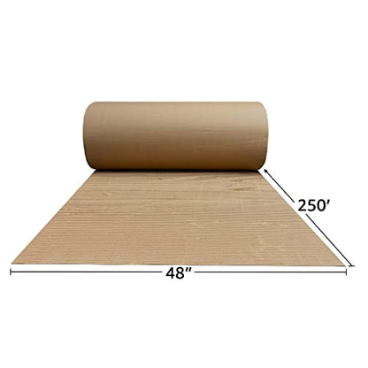 Corrugated Wrap 250' x 1/8" Thick (48-Inches) - size: 48-Inches