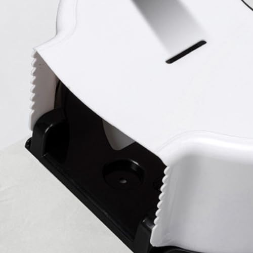 Jumbo Toilet Paper Dispenser, Roll Toilet Paper Holder for Mall(White)