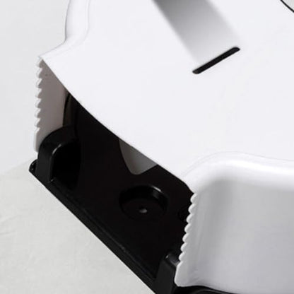Jumbo Toilet Paper Dispenser, Roll Toilet Paper Holder for Mall(White)