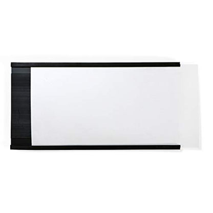 SmartSign (10-Pack) Magnetic C Channel Card Label Holders - 3" x 6" Metal Racks and Shelf Label Holders with Paper Inserts - size: 3" x 6" pack of 10
