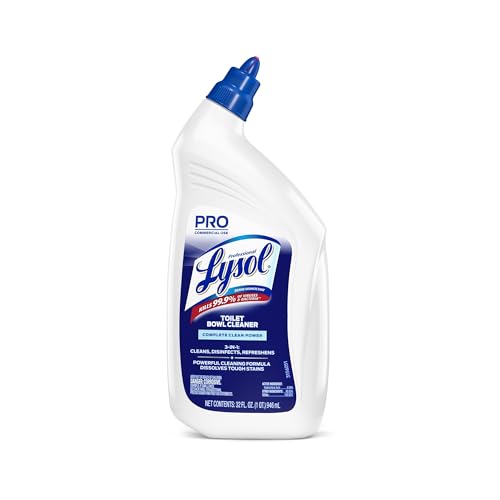 Lysol 74278EA Disinfectant Toilet Bowl Cleaner, 32 oz Bottle, 1 Bottle