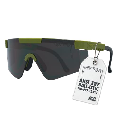 Pit Viper OG 2.0 Ballistic Shooting Glasses | MIL-SPEC Z87+ - color: Green, size: Regular