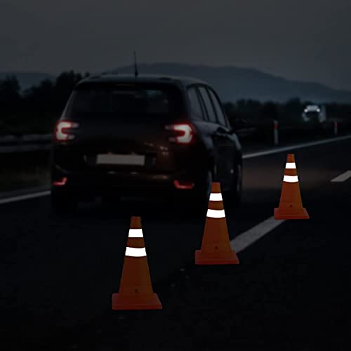 RoadHero 18 Inch 2 Pack Collapsible Traffic Safety Cones with Bag,Orange - size: 18 Inch