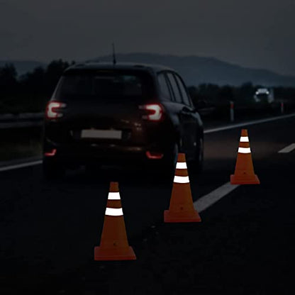 RoadHero 18 Inch 2 Pack Collapsible Traffic Safety Cones with Bag,Orange - size: 18 Inch