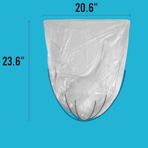 BEIDOU-PAC 4-6 Gallon Trash Bags, 1000 Count Bulk Value Pack, Clear Plastic Recycling Bags, Multi-purpose Garbage Bags for Business Home Bathroom Kitchen Commercial and Industrial - style: 4-6 Gallon |1000 Count(Value Pack)