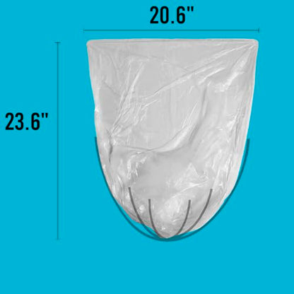 BEIDOU-PAC 4-6 Gallon Trash Bags, 1000 Count Bulk Value Pack, Clear Plastic Recycling Bags, Multi-purpose Garbage Bags for Business Home Bathroom Kitchen Commercial and Industrial - style: 4-6 Gallon |1000 Count(Value Pack)