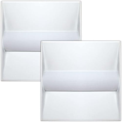 Dimi 2x2 LED Troffer Light,Selectable 4CCT,5200 LM,0-10V Dimmable,2Pack