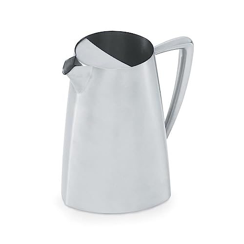 Vollrath Triennium Satin Finish S/S 2.3 Qt Pitcher w/ Ice Guard