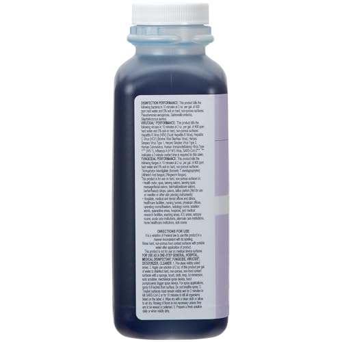 ForPro Total-Cide Disinfectant Solution, 2X Concentrated Formula, Hospital Grade Sanitizer & All Purpose Cleaner, 16 Fl Oz - size: 16 Fl Oz (Pack of 1)