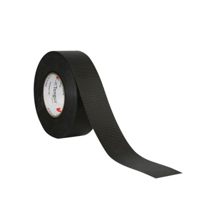CATTONGUE GRIPS 2" x60' Grip Tape Roll, Non-Abrasive, Waterproof, Black - color: Black, size: 2" x 60'