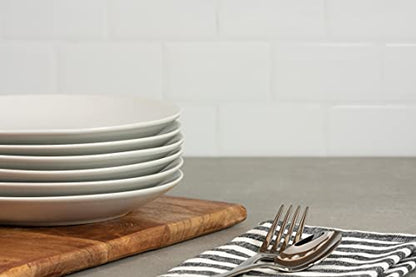 10 Strawberry Street Simply White 7.5" Coupe Salad Plate, Set of 6 - size: Salad Plate, style: Coupe