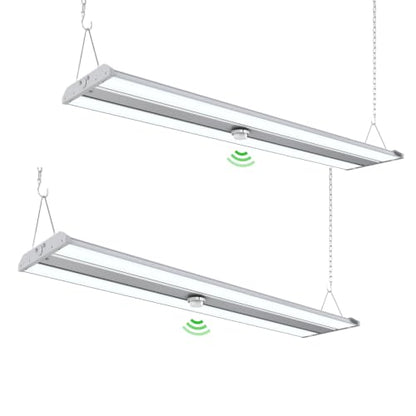 4FT LED Linear High Bay Shop Light with Motion Sensor 220W 5000K