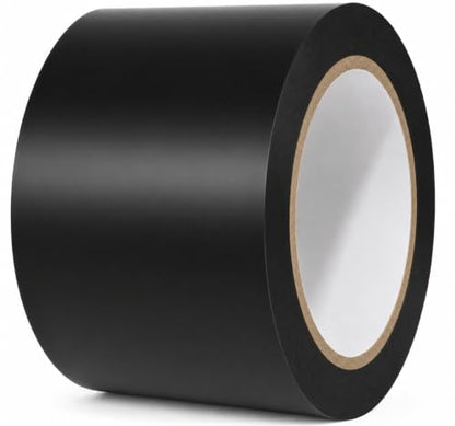 GGR Supplies CVT-536 Black Vinyl Floor Marking Tape, 3 x 36 Yards - color: Black, size: 3 in. x 36 yds.