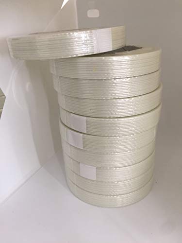 FIL-795 Filament Reinforced Strapping Tapes (3/4" X 60YD (55M) Pack of 4 Rolls) - size: 3/4" X 60YD (55M) PACK OF 4 ROLLS
