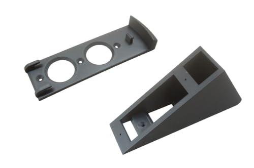Angled Desk Stand Kiosk Mount for Verifone VX520 Reader, Wall Mount Secure Plate