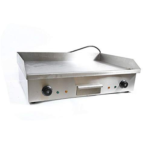3000W 28.6"x15.7" Commercial Flat Top Grill Countertop Teppanyaki Griddle - color: 3000W, 28.6"x15.7"