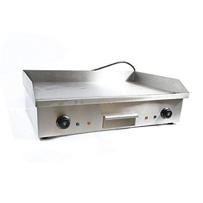 3000W 28.6"x15.7" Commercial Flat Top Grill Countertop Teppanyaki Griddle - color: 3000W, 28.6"x15.7"