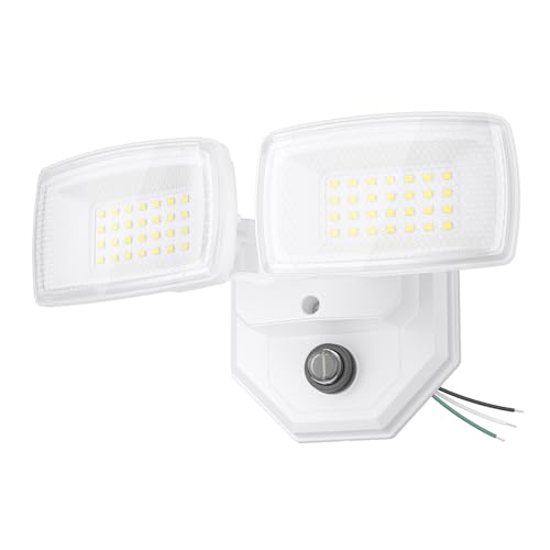 Onforu 3200lm Dusk to Dawn Outdoor Lighting, IP66 Waterproof, Auto on Off - color: White
