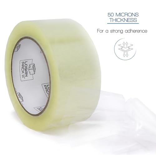 Clear Packing Tape, 36 Rolls Heavy Duty Packaging Tape for Shipping Packaging Moving Sealing, Thicker Clear Packing Tape, 1.88 inches Wide, 110 Yards Per Roll, 3960 Total Yards
