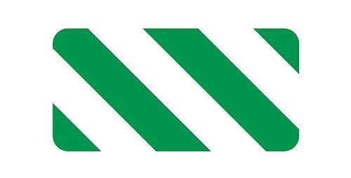 5S Location Marking Dash (Various Sizes Available) Durable Dash Shaped Floor Marker by Graphical Warehouse- Vibrant Colors, Rounded Corners (3x1.5" (50 Pack), Green/White) - color: Green/White, size: 3x1.5" (50 pack)