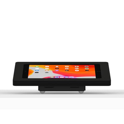 VidaMount Black Enclosure and Fixed Tilted 15° Desk/Surface Mount [Bundle] Compatible with iPad 10.2" (7th, 8th & 9th Gen) - color: Black, size: iPad 10.2" (7th, 8th & 9th Gen)