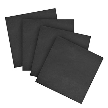 XCEL Multi-Purpose Crafting Foam Sheet Roll – Neoprene Rubber Sheets for Costumes Cosplay Packing Foam Gasket Material – Closed Cell Foam Padding in Various Options (Black, 16" x 16" x 1" (4 Pack)) - color: Black, size: 16" x 16" x 1" (4 Pack)