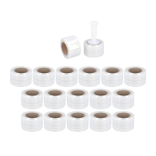 PSBM Pre-Stretched Mini Stretch Wrap 3 Inch x1000 Feet Clear 18 Pack - size: 3 Inch